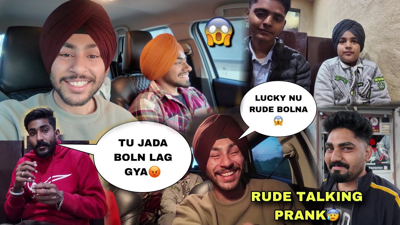 TALKING RUDE PRANK ON ​⁠@LuckyGoldsmith 🤣🔥 - EKAM TE GUSSA HO GYA LUCKY - CROCODILE NU KI HO GYA?😱