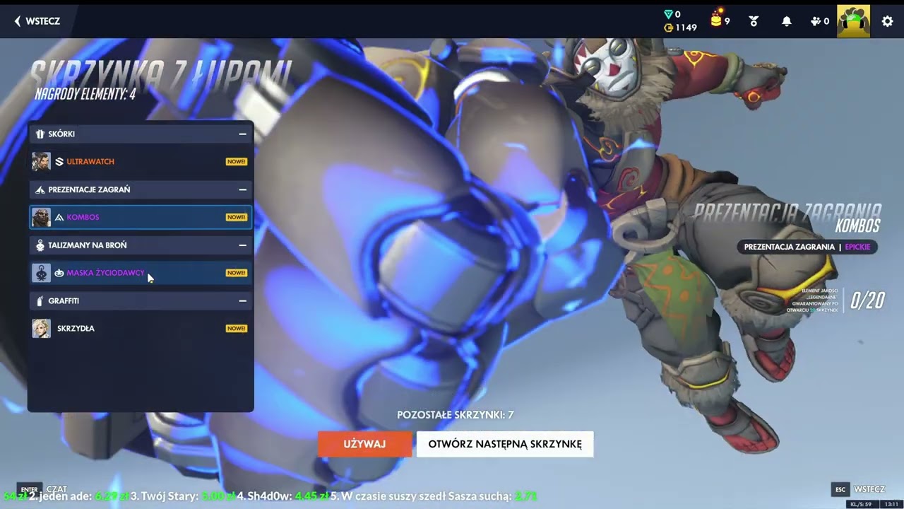 opening lootboxów