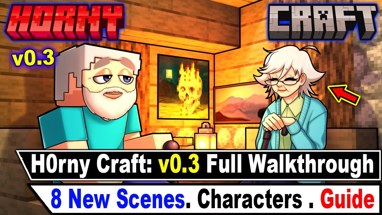 H0rny Craft: v0.3 Complete Walkthrough [All Events]