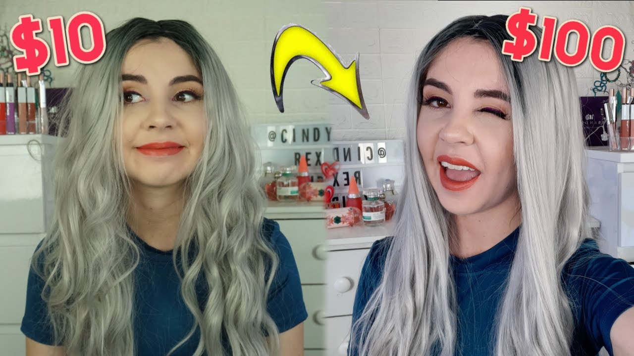 TRANSFORMANDO PELUCA DE $10 USD EN UNA DE $100 USD 😱 SUPER FÁCIL!!
