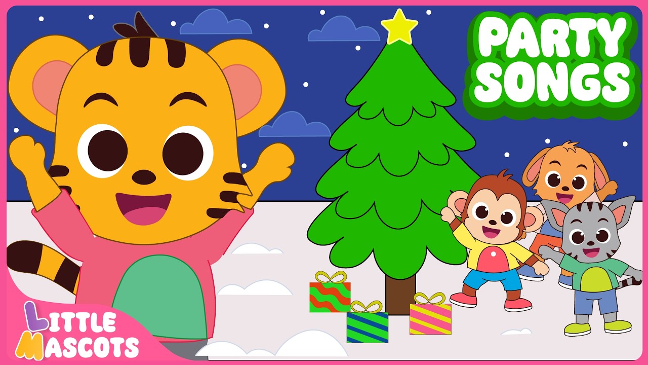 🔴🟢Jingle Bells | Christmas🎄 Song ☃️2024☃️ | Little Mascots Nursery Rhymes & Kids Songs