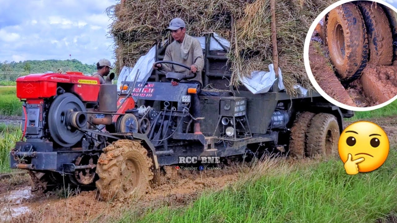 40hp 4x4 farm worker, continued to carry heavy loads on bad roads, got stuck in the rear wheel
