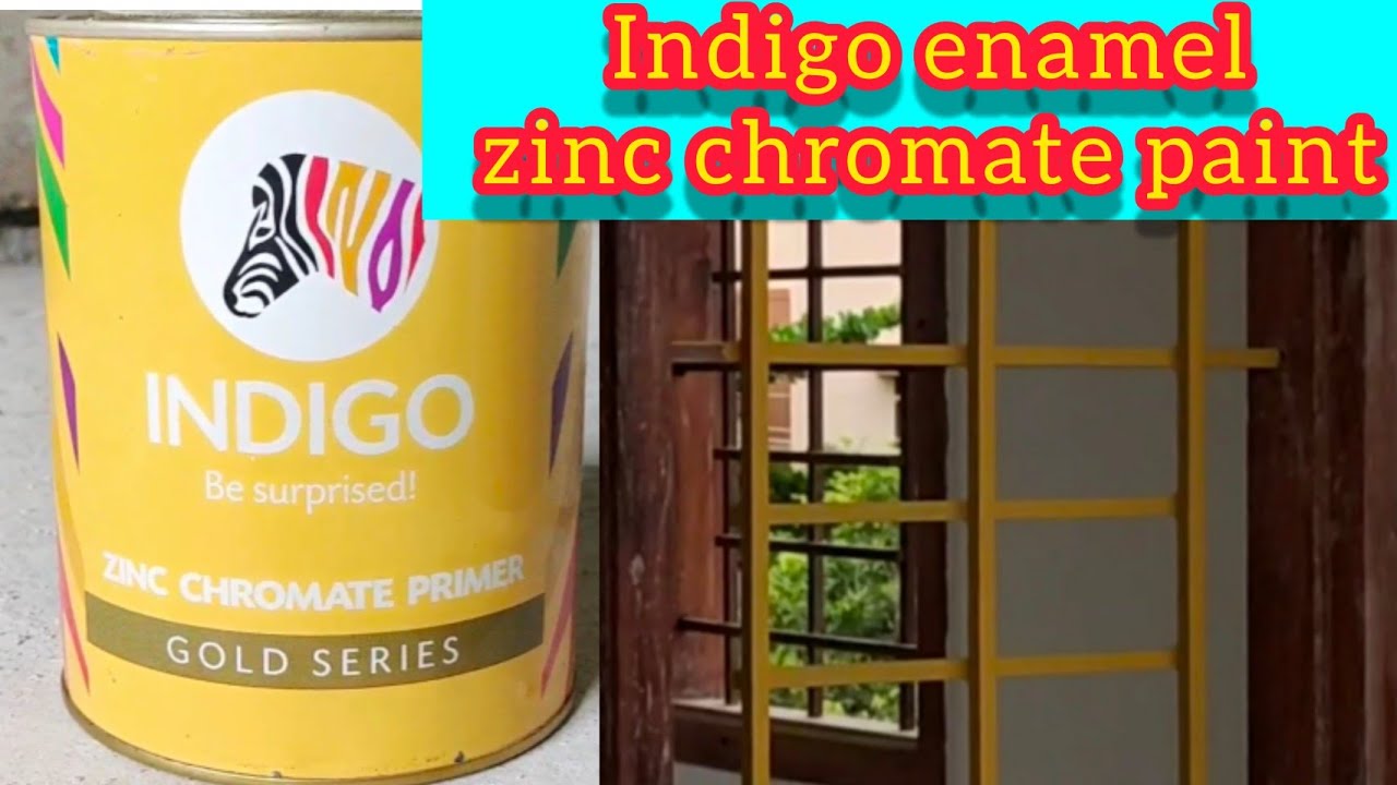 இரும்பு துரு பிடிப்பதை தடுக்க சிறந்த பெயிண்ட்#Indigo_Zinc_Chromate_Primer | yellow metal primer|