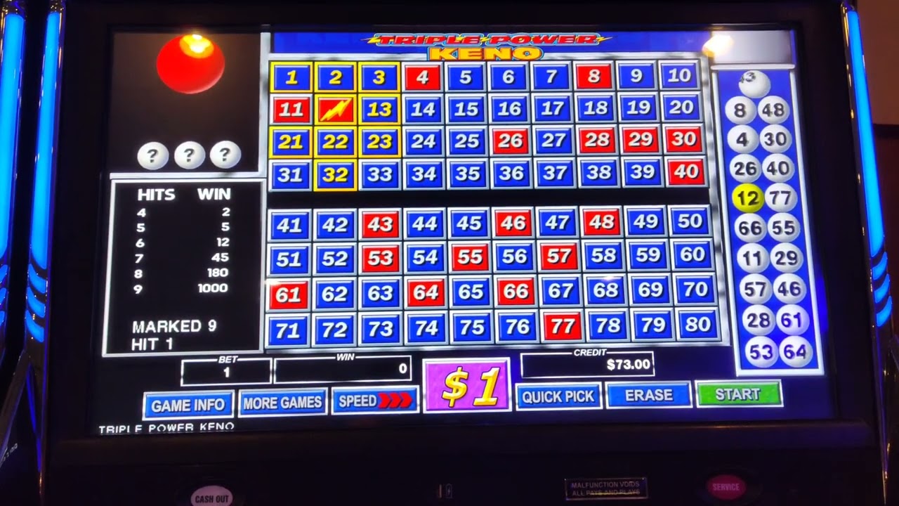 Triple Power Keno!!#casino #keno