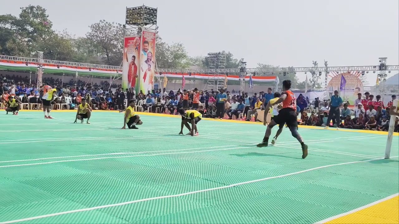 58TH SENIOR NATIONAL KHO KHO QATAR FINALS MAHARASHTRA VS ANDHRA PRADESH 1ST INNINGS 