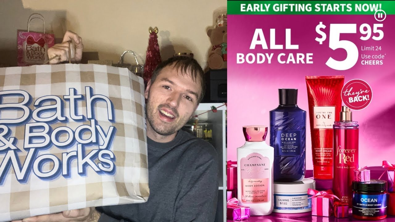 Bath & Body Works $5.95 ALL Body Care Sale Haul