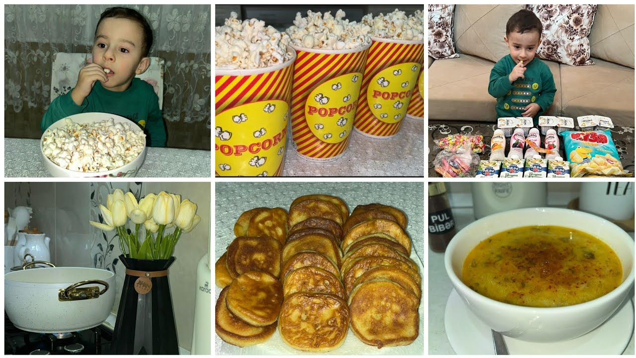 Delicious soup.İftara ləzzətli şorba bişirdim.Gəlinimin bişirdikləri.