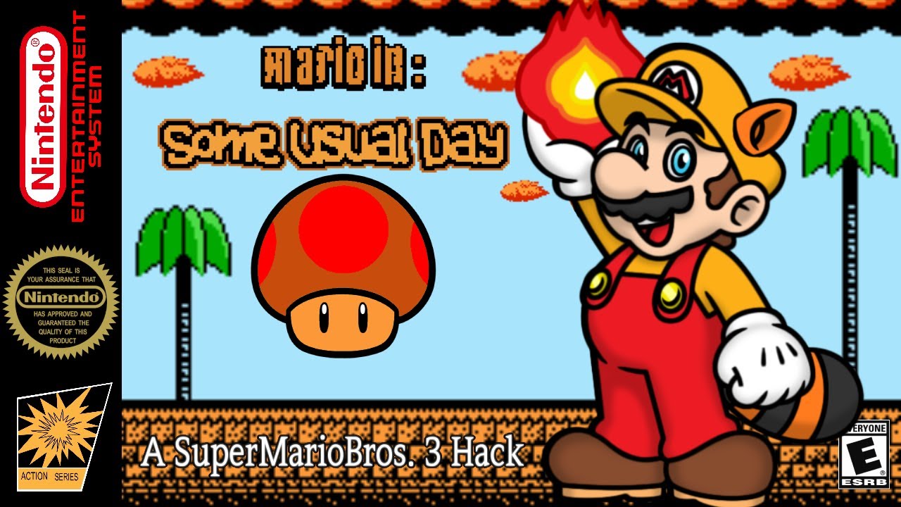 Mario in: Some Usual Day - Hack of Super Mario Bros. 3 [NES]