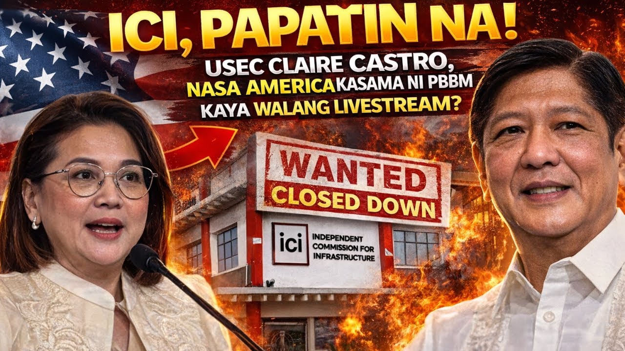 ICI, PAPATAYIN NA! USEC CLAIRE CASTRO, NASA AMERICA KASAMA NI PBBM KAYA WALANG LIVESTREAM?