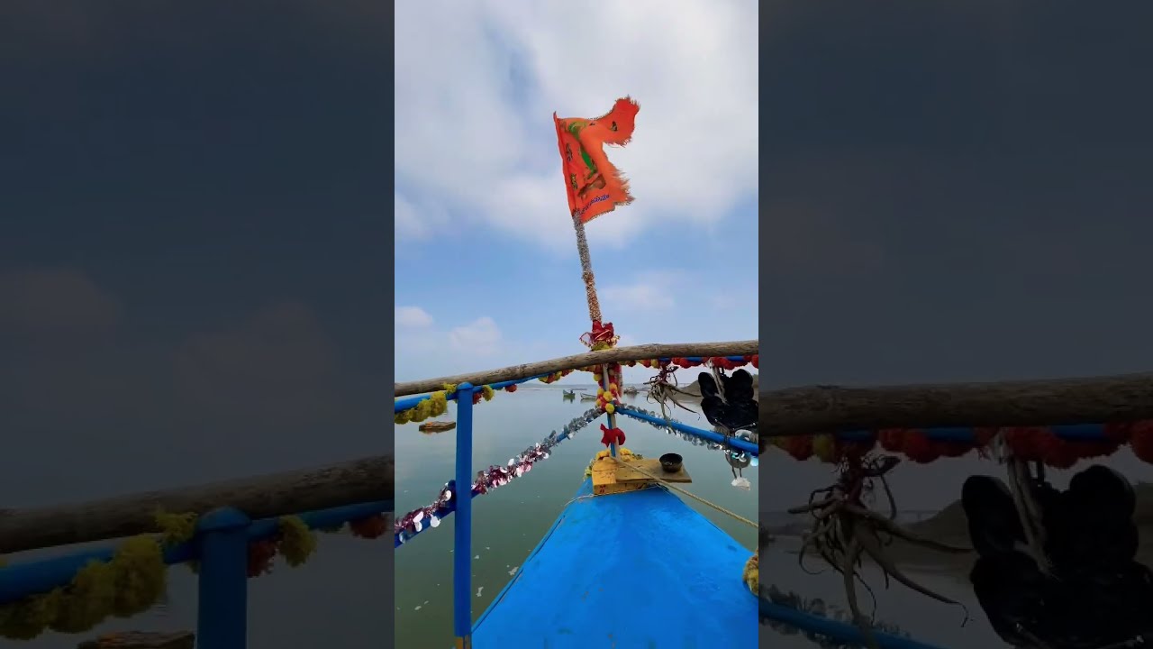 Boating in Godavari River #badhrachelam #shorts