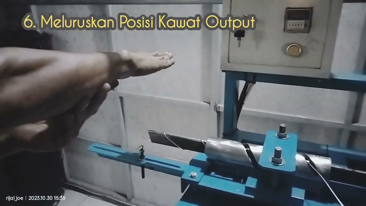 Lengkap!! Cara Membuat Pagar Kawat Harmonika - Alat Peraga Mesin Semi Otomatis HG005