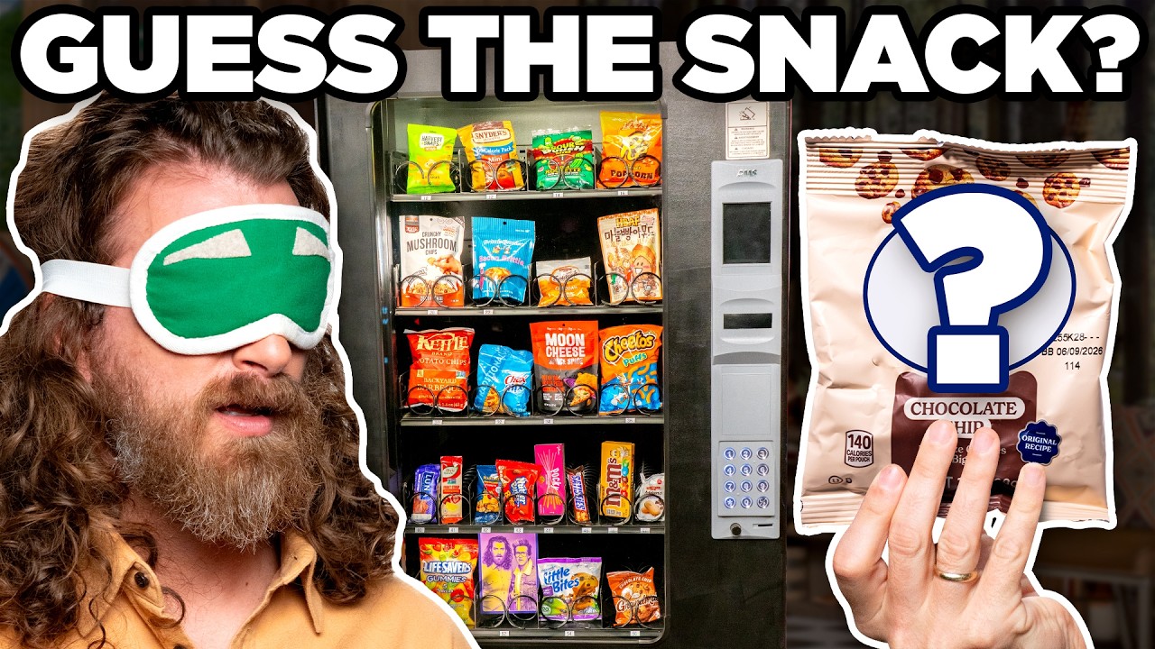 Guess The Mystery Vending Machine Snack