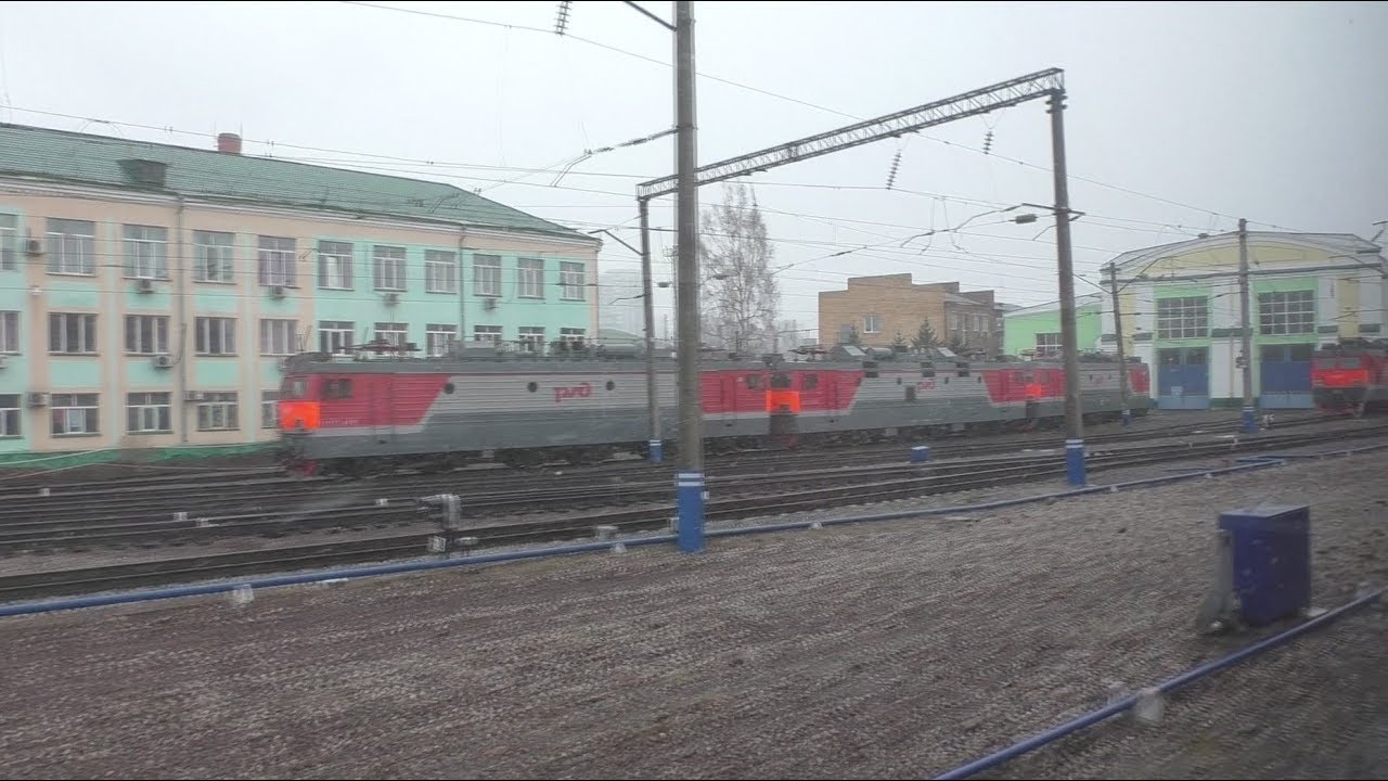 Поездка в электричке Эд9м 