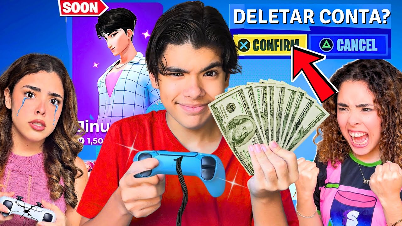 O meu Irmãozinho CONTROLA o meu JOGO no FORTNITE 😡 *IRRITEI ELAS*