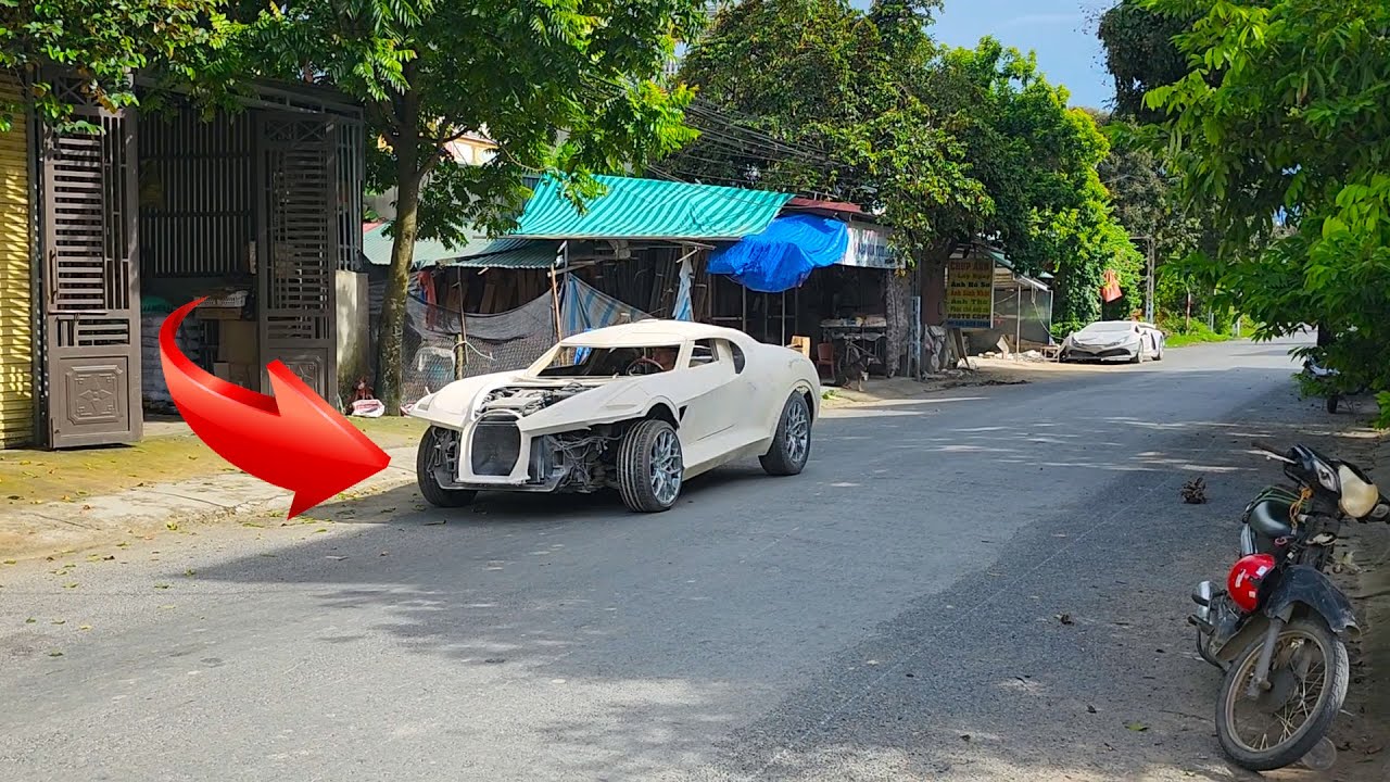 Si&ecirc;u Xe, lắp r&aacute;p vỏ chạy thử kết quả kh&ocirc;ng tưởng? Bugatti La Voiture