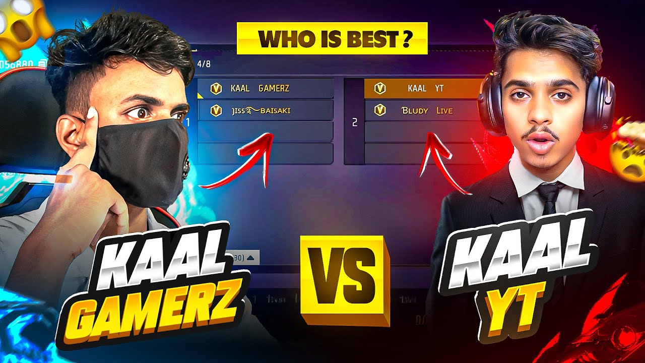 Kaal YT vs Kaal Gamerz 1v1 in Indian Server 😱 He Got Angry – Garena Free Fire