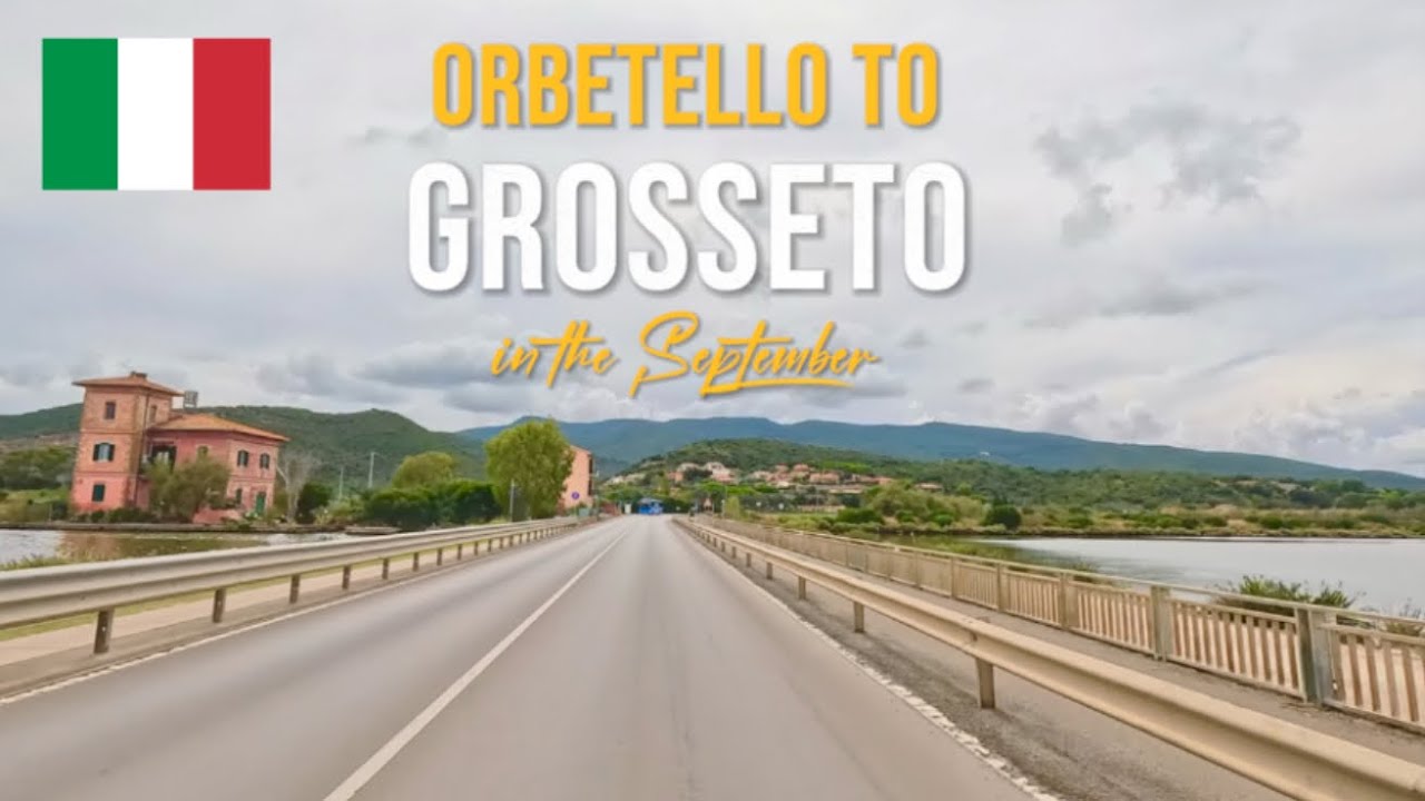 A Scenic Tuscan Drive: Orbetello to Grosseto, Italy 🇮🇹 September 2024