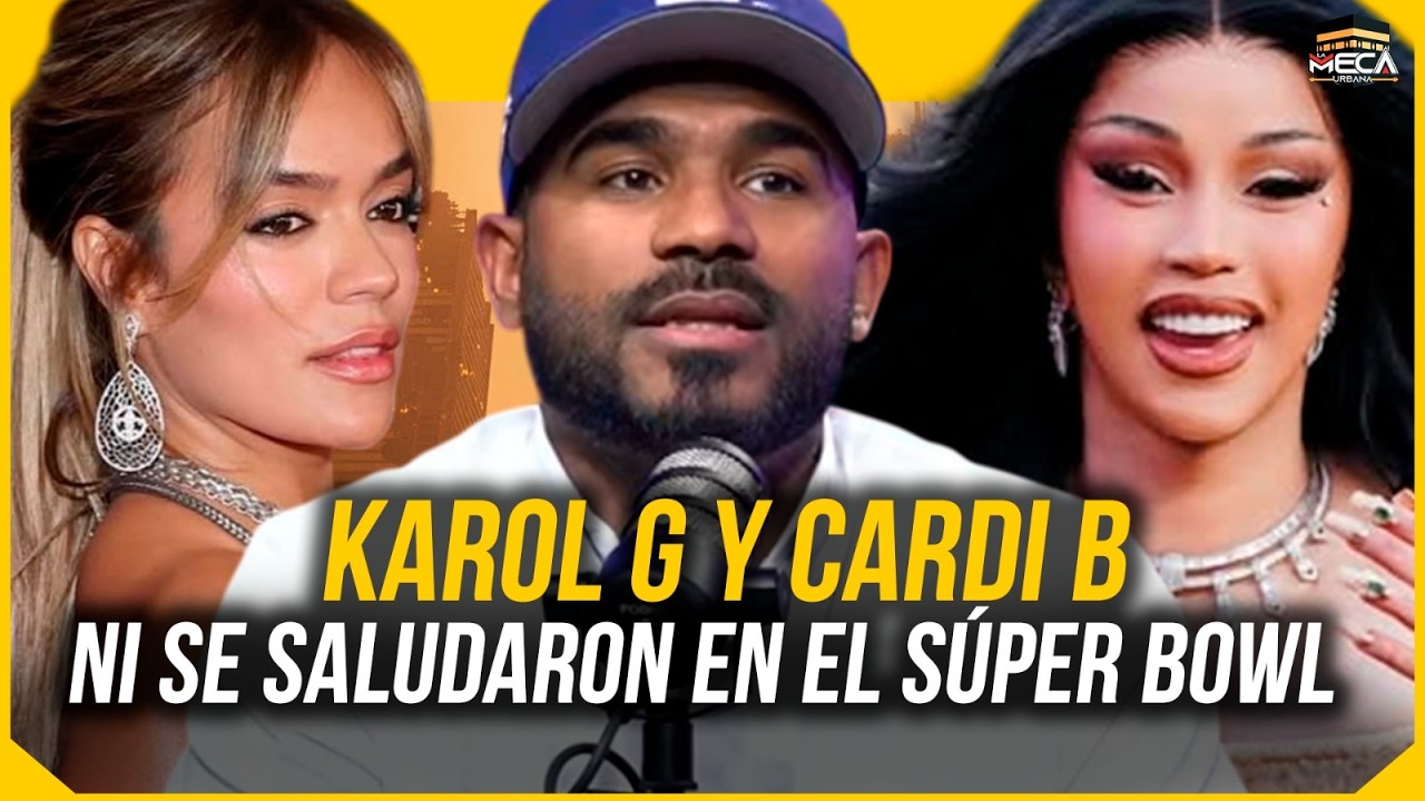 LA ENEMISTAD DE KAROL G Y CARDI B,  NO SE HABLARON EN SUPER BOWL !