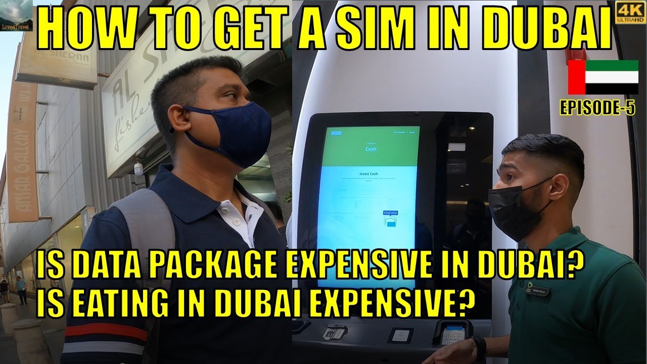 Ep-5-Dubai City Vlog-How to get a SIM in Dubai-Etisalat Data Plans-Indians in Dubai 4K #love4travel