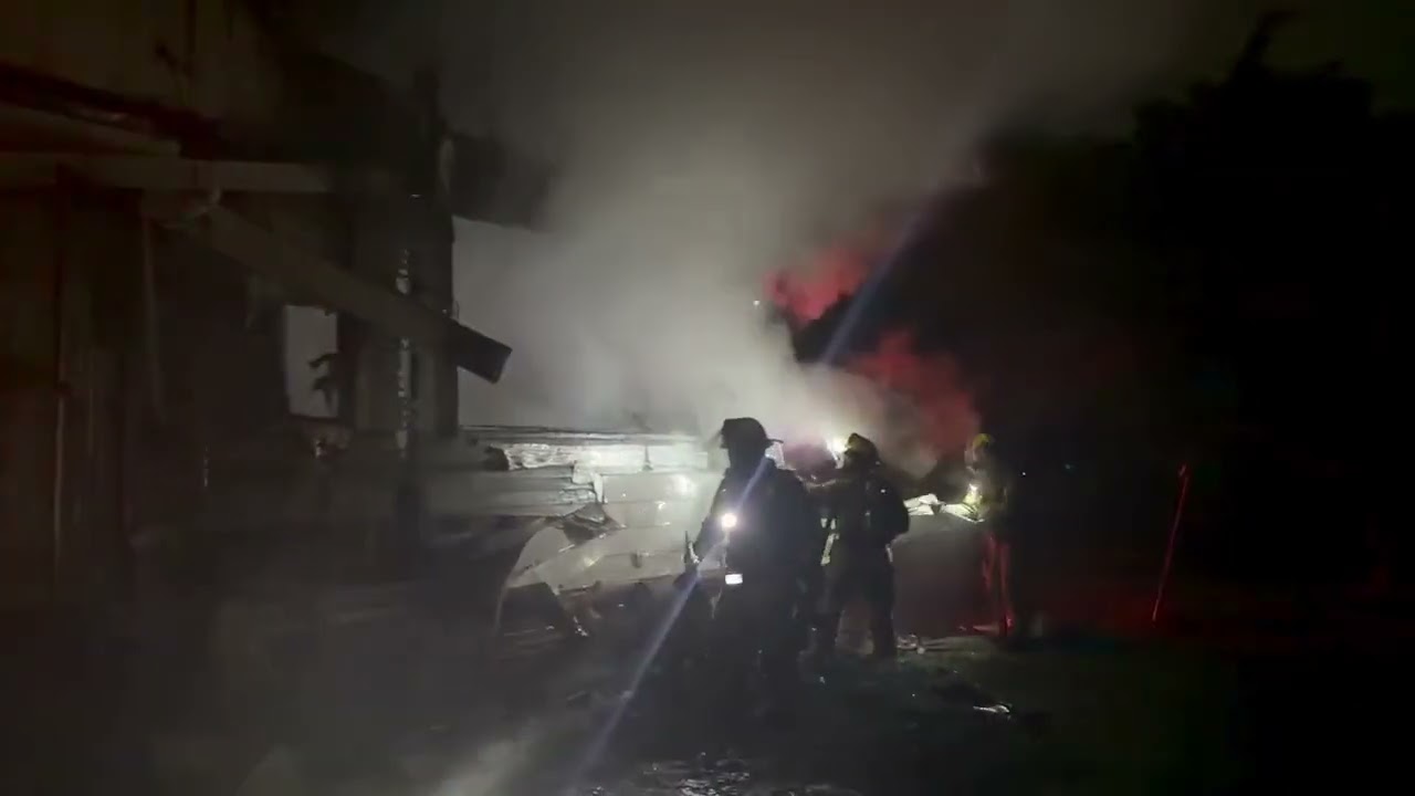 NLRFD Hwy 70 Structure Fire