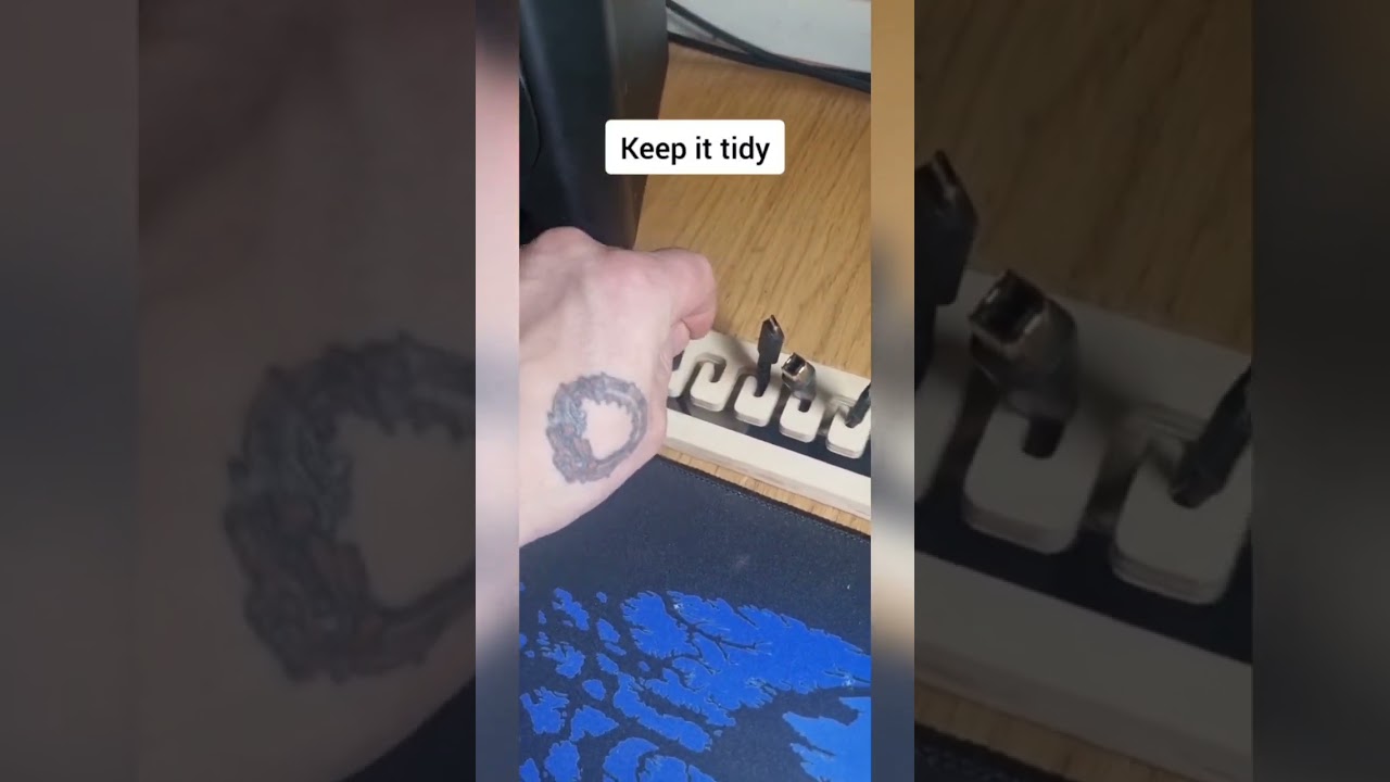 DIY CableThru Cable Management 