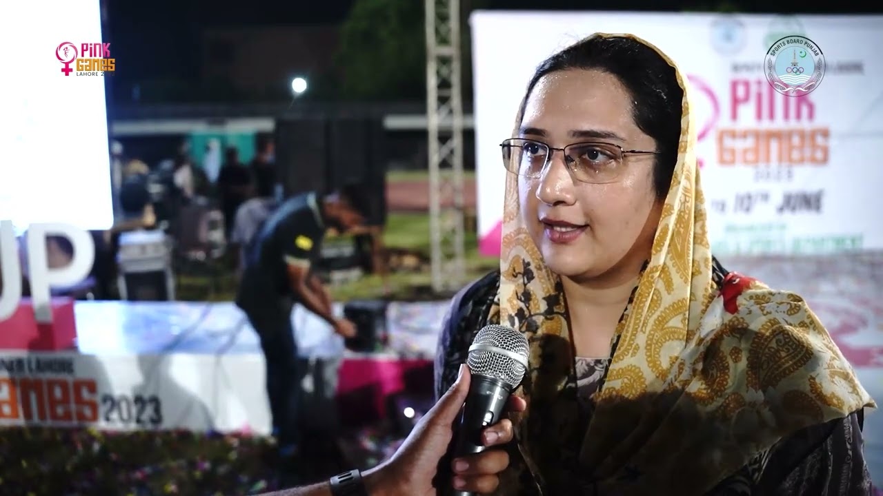 DC Lahore Rafia Rafique expresses gratitude and shares her views on the Pink Games Lahore 2023!