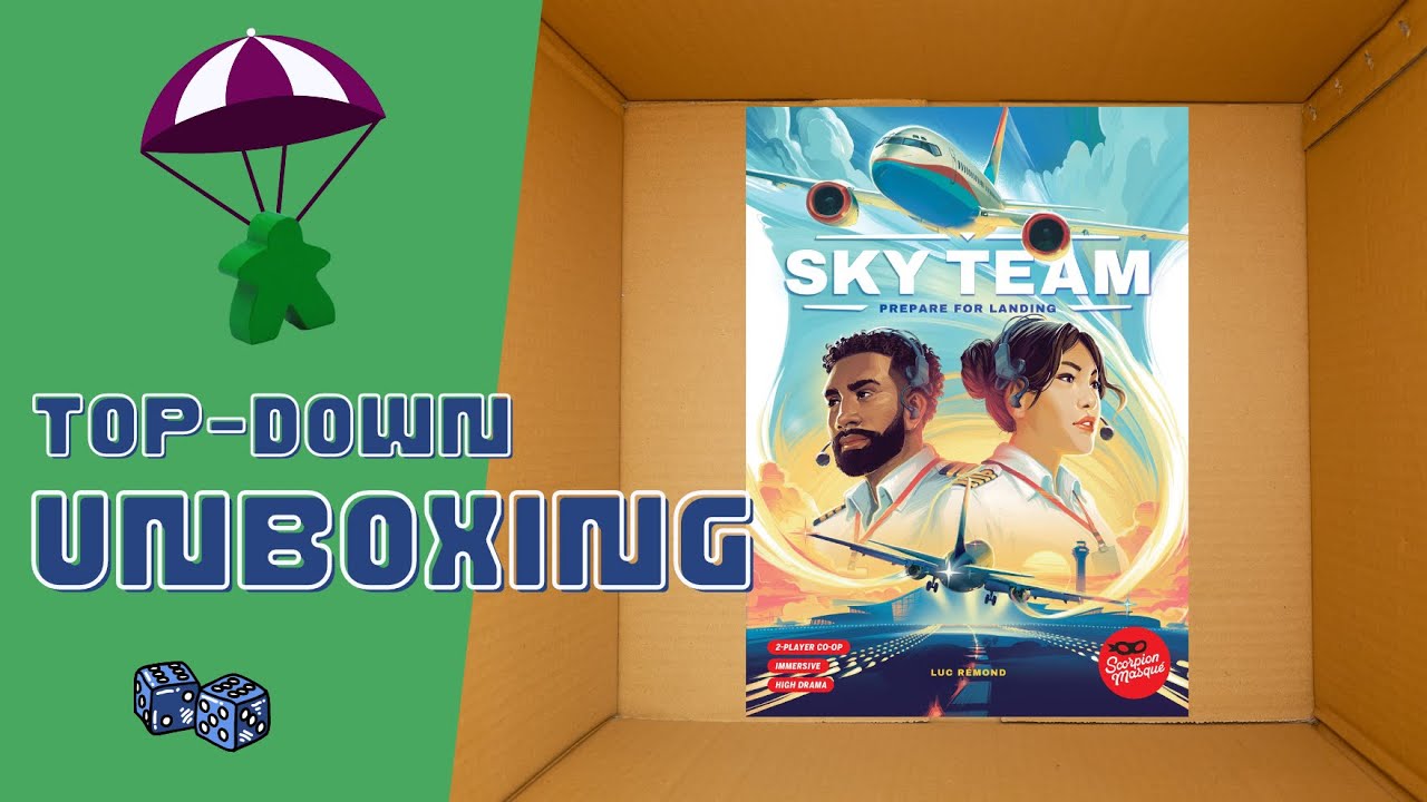 Sky Team Board Game Unboxing & Module Overview