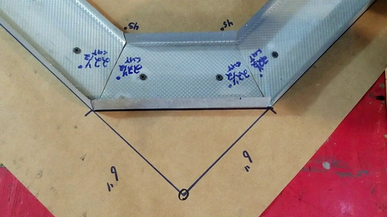 How to frame a 45* corner with steel studs and wood blocking.