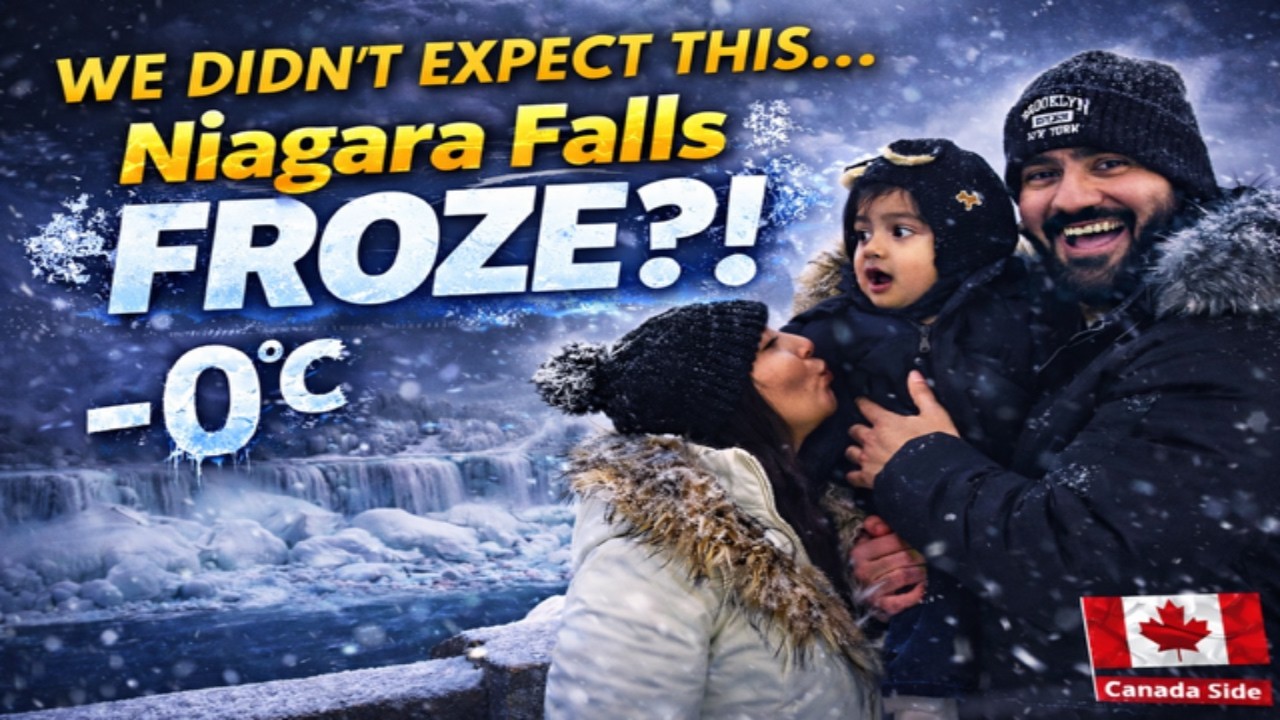 Is Niagara Falls Actually Frozen? We Drove From Toronto to Find Out 👀❄️