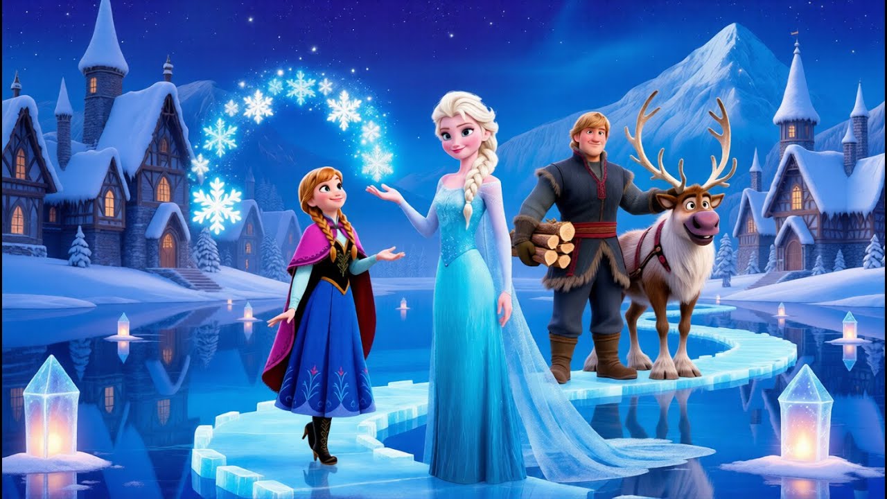 Frozen: Elsa y el Festival de las Luces Heladas ❄️ Historia Infantil Encantada 