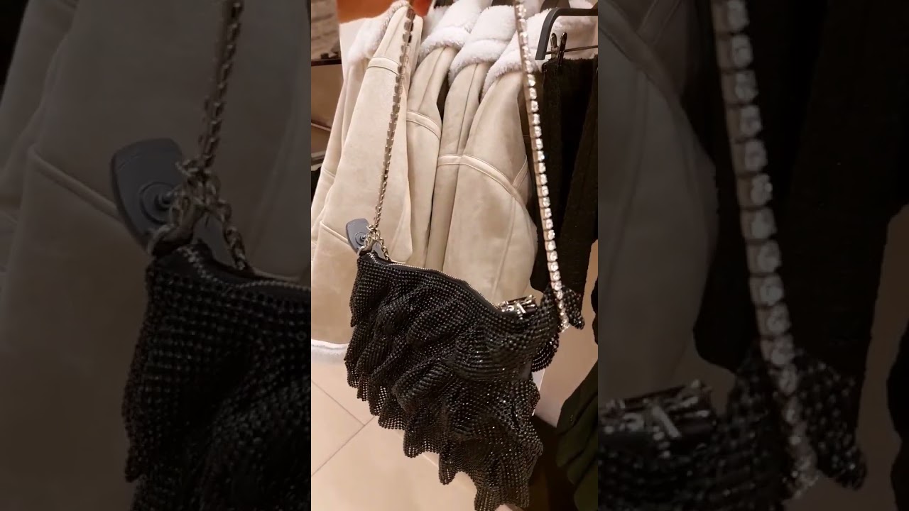 ZARA new collection beautiful bag 🖤 #shopping #shopwithme #fashion #zara