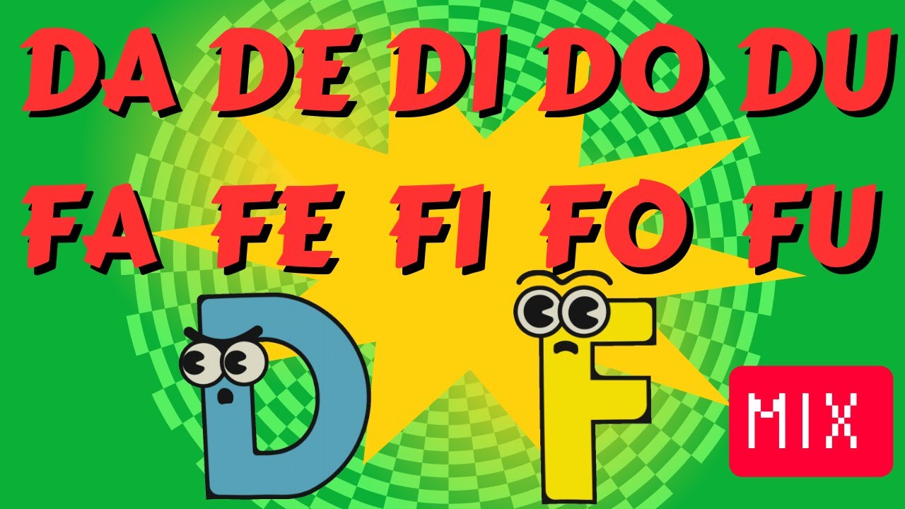 DA DE DI DO DU -FA FE FI FO FU - ALFABETIZAÇÃO #palavrinhas #ensinoinfantil #musica
