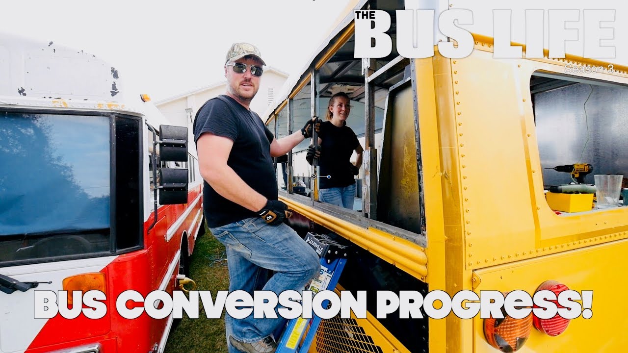 Installing Bus Conversion Sheet Metal | The Bus Life