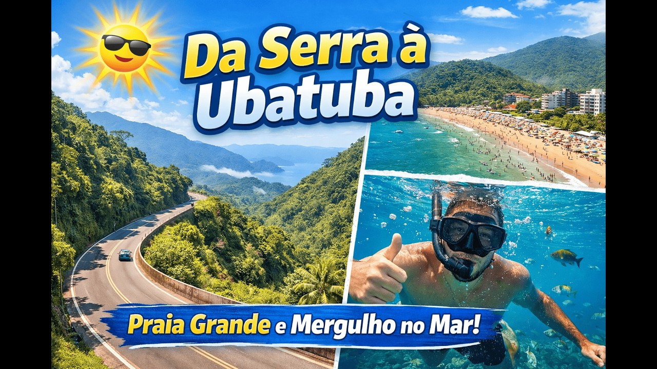 Descendo Serra das calotas até Ubatuba (Praia grande) !!