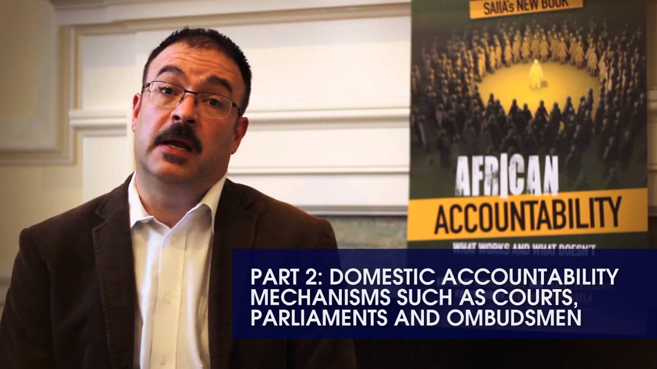 SAIIA Book Chat: African Accountability, What Works and What Doesn't