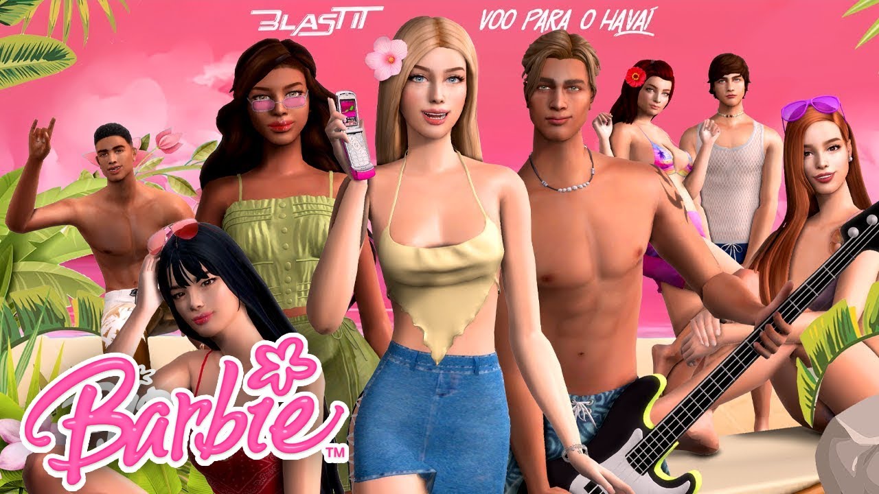 Barbie - Blast it ™ -  Voo Para o Havaí (Filme 02)  (Filme Completo) PT-BR - 2022 THE SIMS 4
