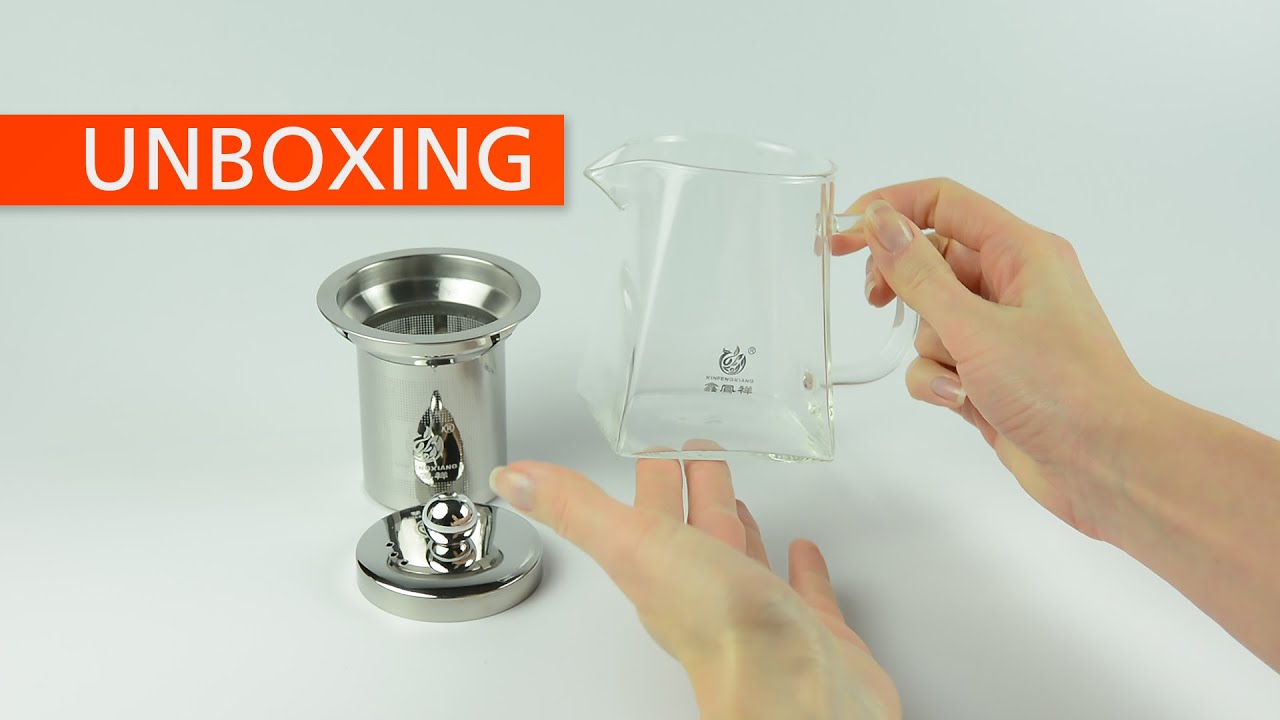 Unboxing the Clear High Borosilicate Glass Tea Pot with Stainless Steel Infuser by Miyagi Tea