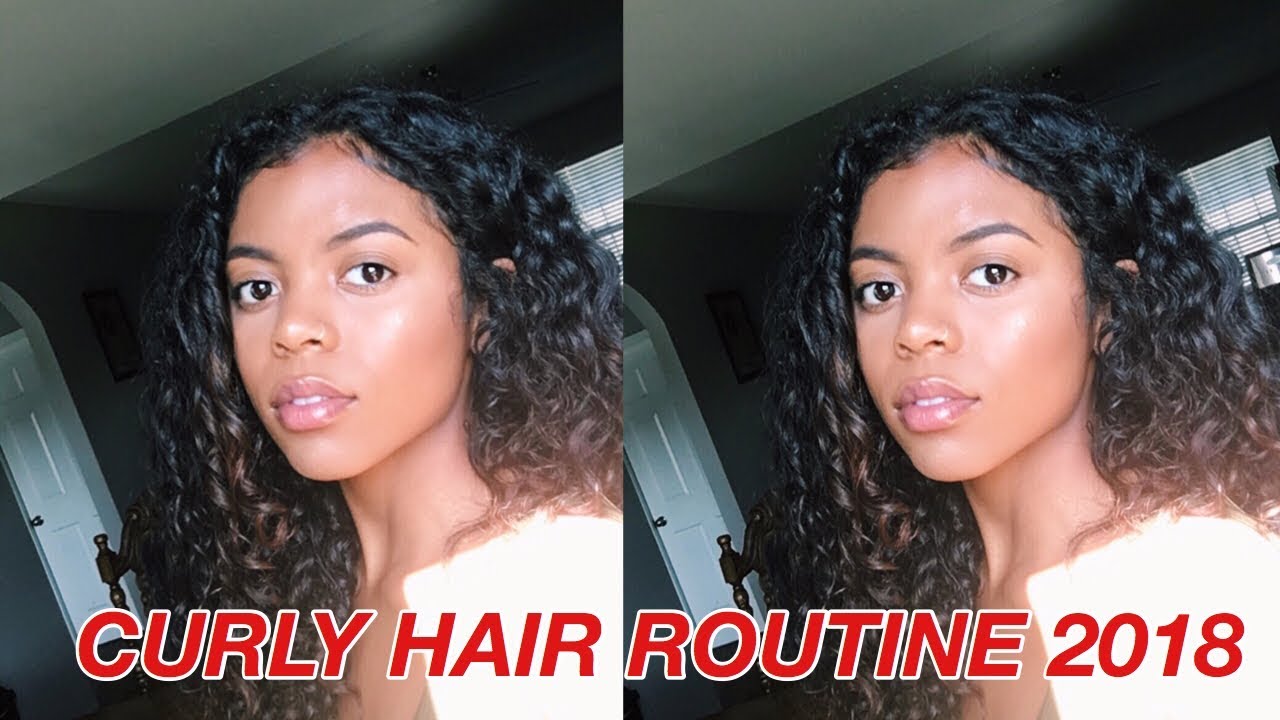 CURLY HAIR ROUTINE 2018