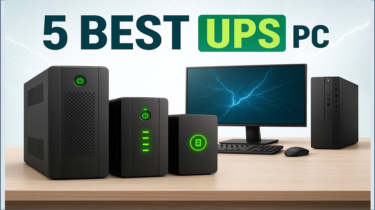 5 Best UPS for PC 2025 | Protect Your Computer from Power Surges & Outages