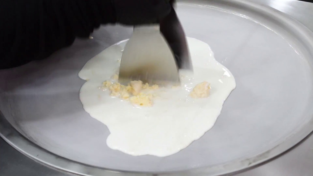 Ice Pan Leeds - Rasmalai ice cream rolls