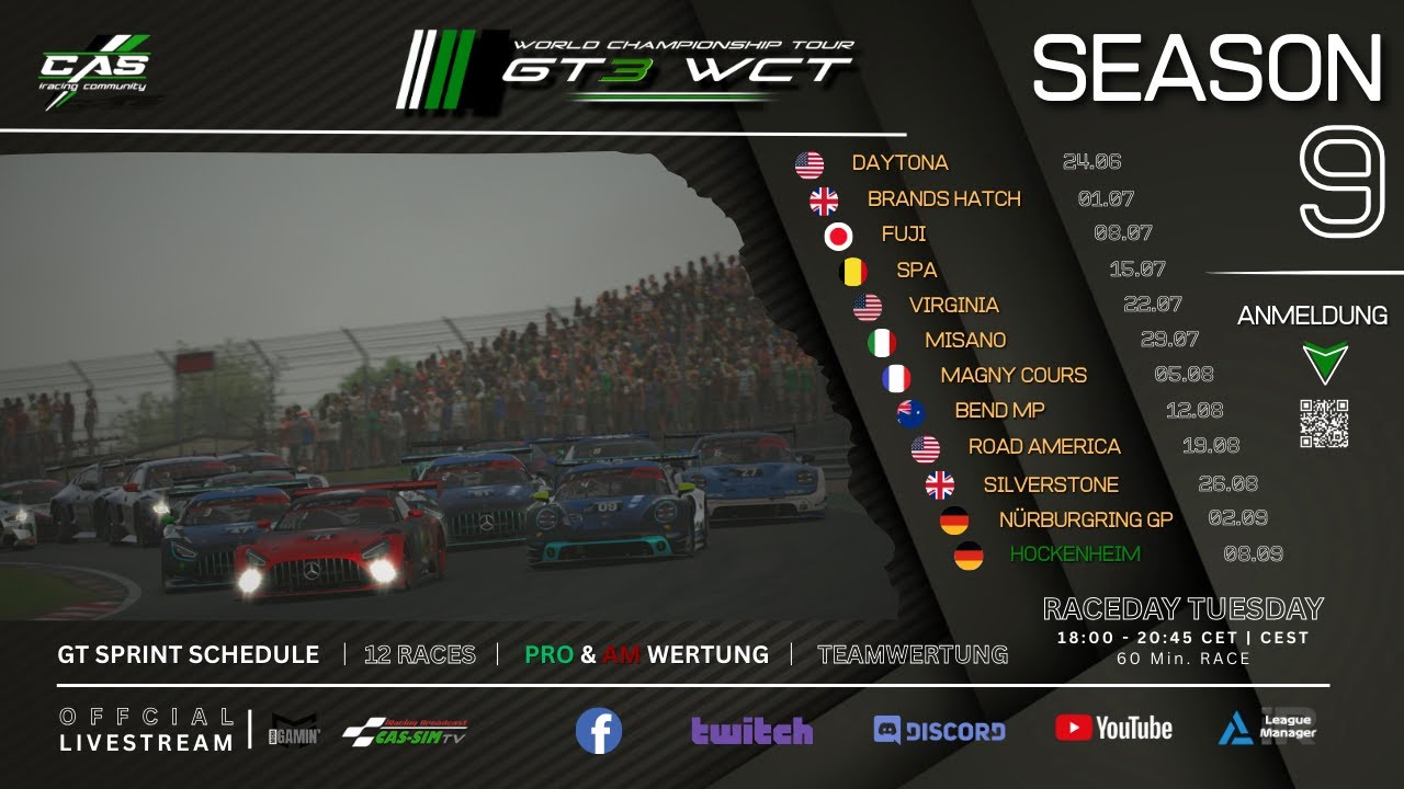 DAS FINALE! CAS GT3 WCT | Lauf 12 - Hockenheim