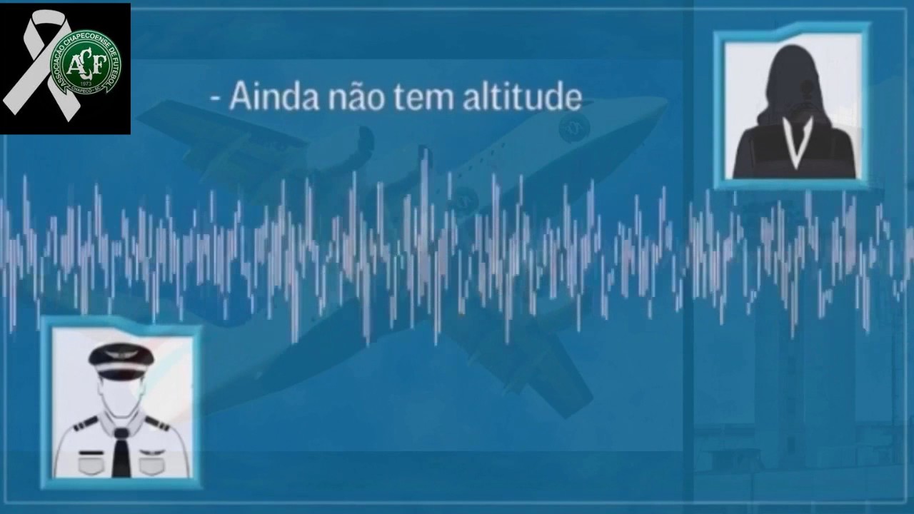 &Aacute;UDIO DO PILOTO DO VOO DA CHAPECOENSE COM A TORRE (LEGENDADO)