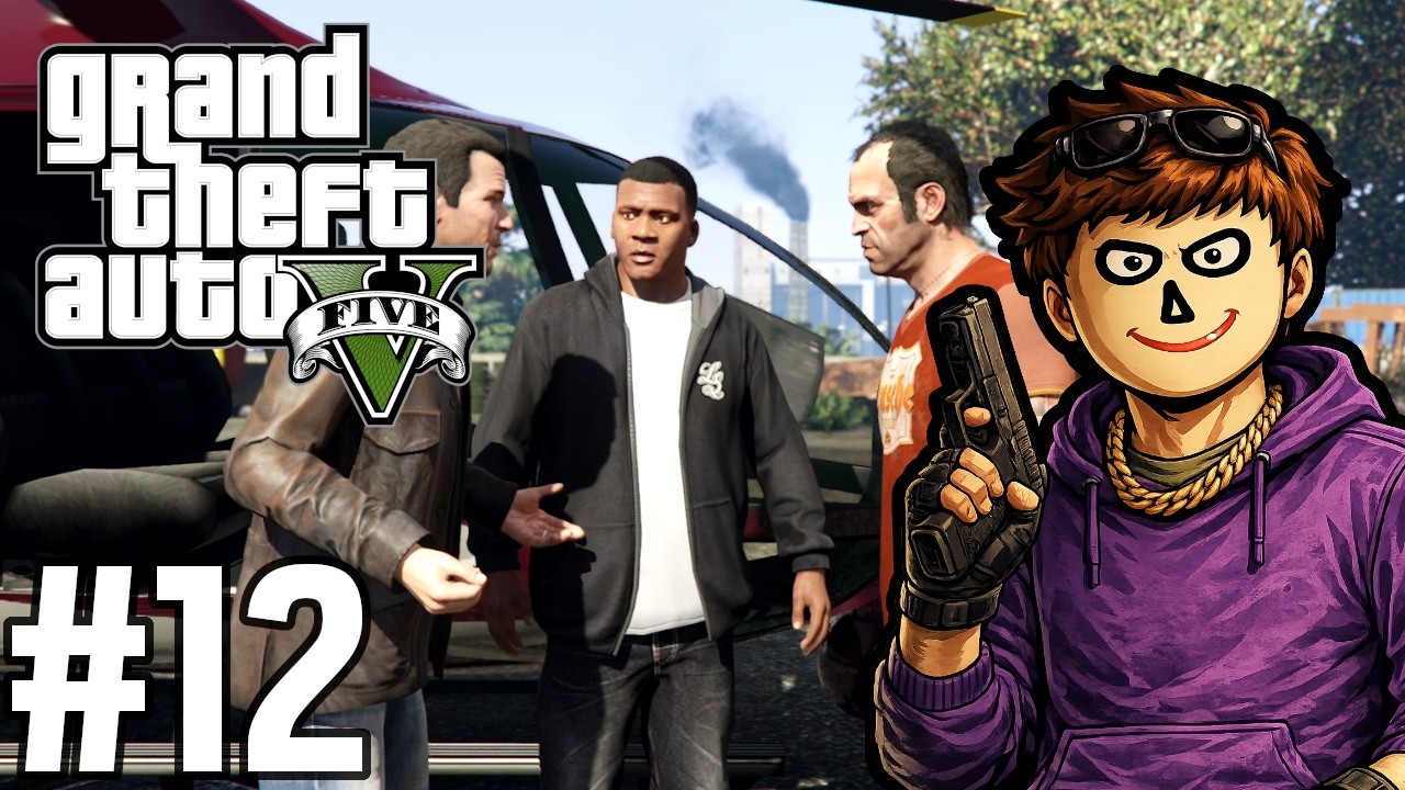 GTA V PL (12) - Cała trójka na akcji!