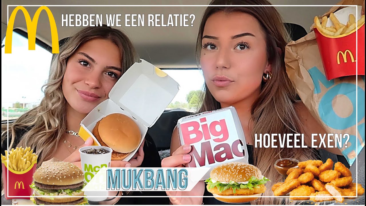 MCDONALDS CARMUKBANG + Q&A 🍔🍟 met Isabelle | SARA VERWOERD