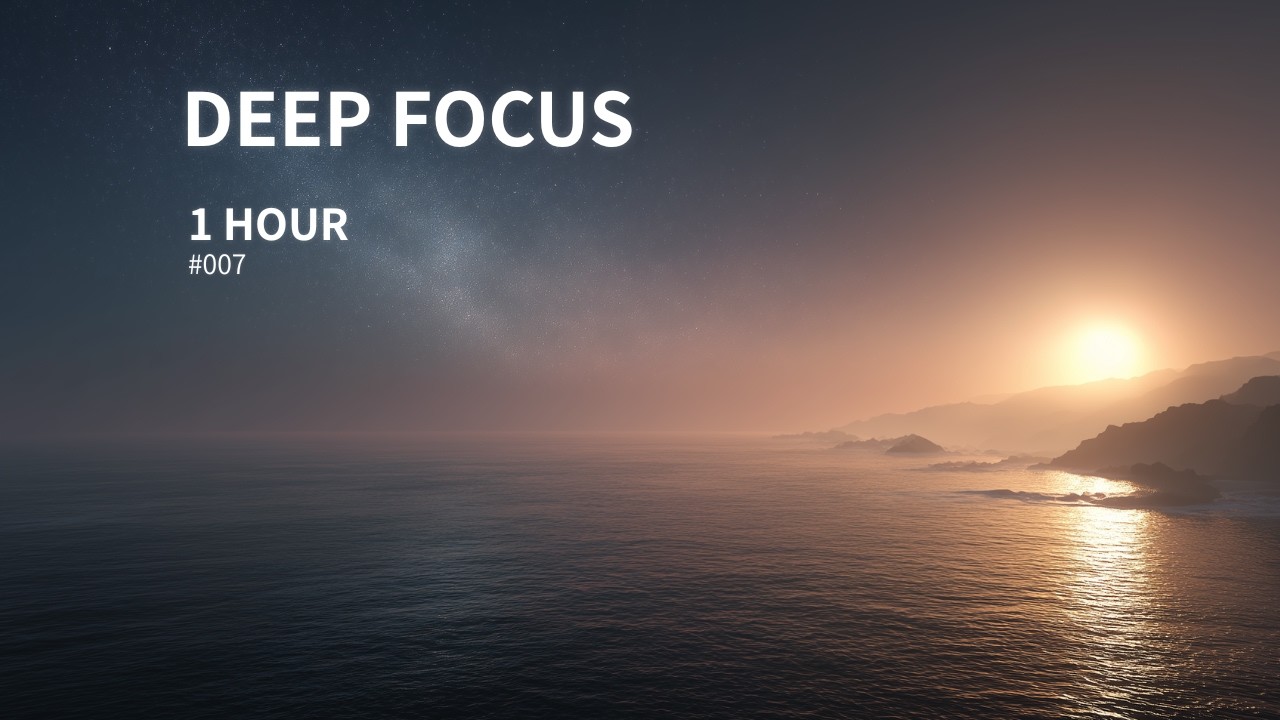 Deep Focus Ambient (1 Hour) | Study & Work | #007