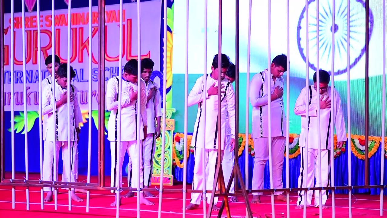 The Legend of Bhagat Singh Drama  - Gurukul Culture Program 2019 @ Swaminarayan Gurukul Raipur