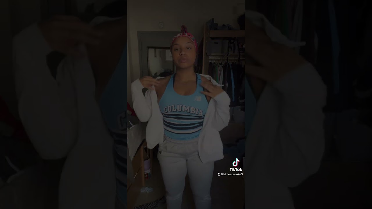 MCKINLEE BROOKE GRWM D1 ATHLETE TRACK MEET AT COLUMBIA UNIVERSITY #fashion #athlete #d1 #viral #tren