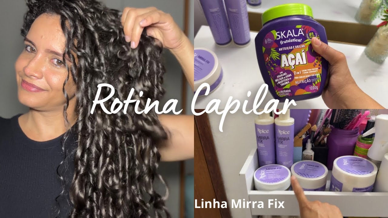 Rotina Capilar Cacheada 