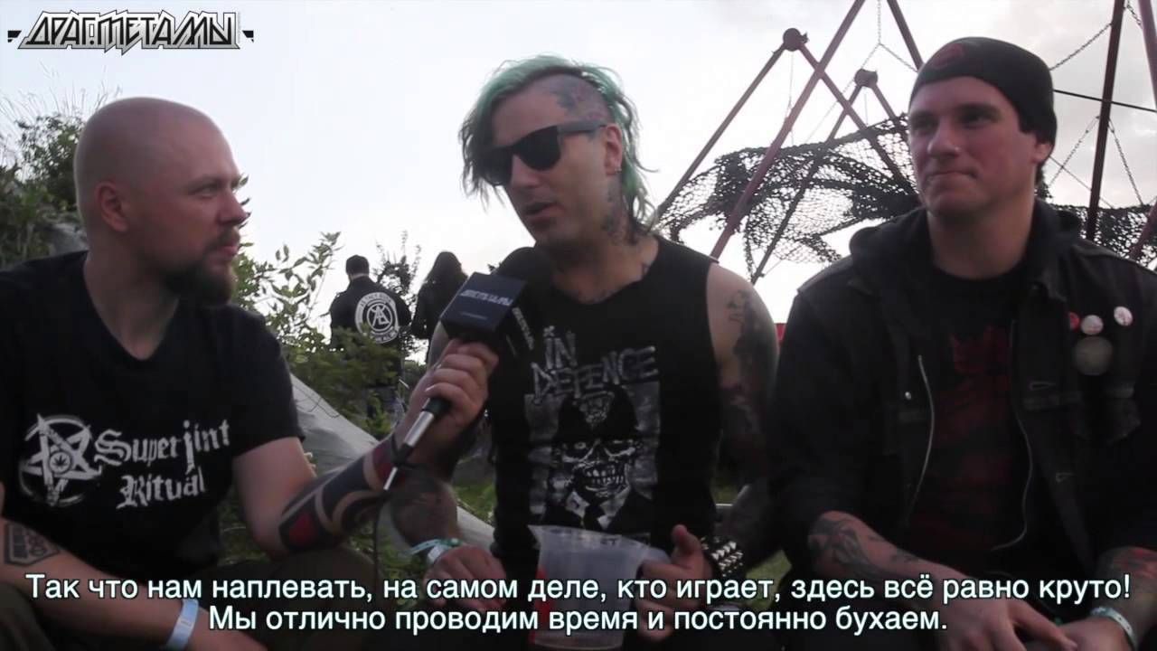 The Casualties interviewed by drugmetal.ru at Hellfest 2013