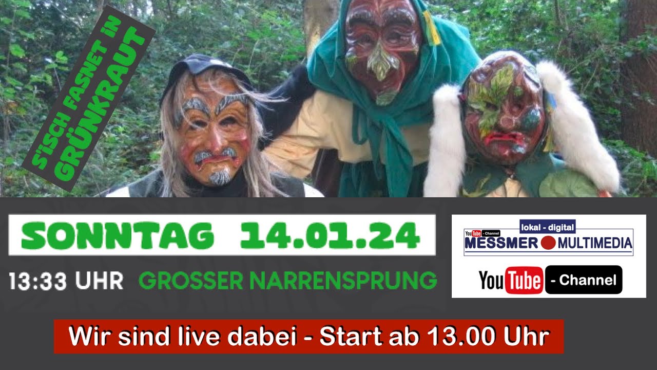 Grosser Narrensprung in Grünkraut